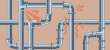 چرا لوله آب هوا می گیرد یا صدا می دهد؟