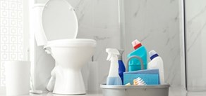 نحوه تمیز کردن توالت فرنگی