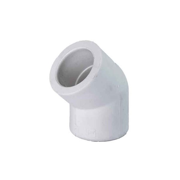 45 degree knee, decorated with polypropylene model pipe