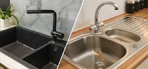 سینک گرانیتی بخرم یا استیل؟ سینک گرانیتی بخرم یا استیل؟