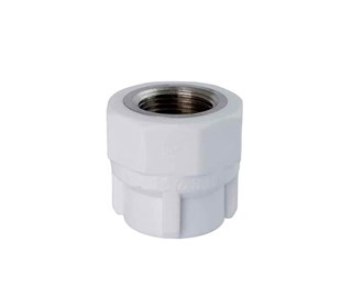 Single-layer metal bushing for pipe decoration