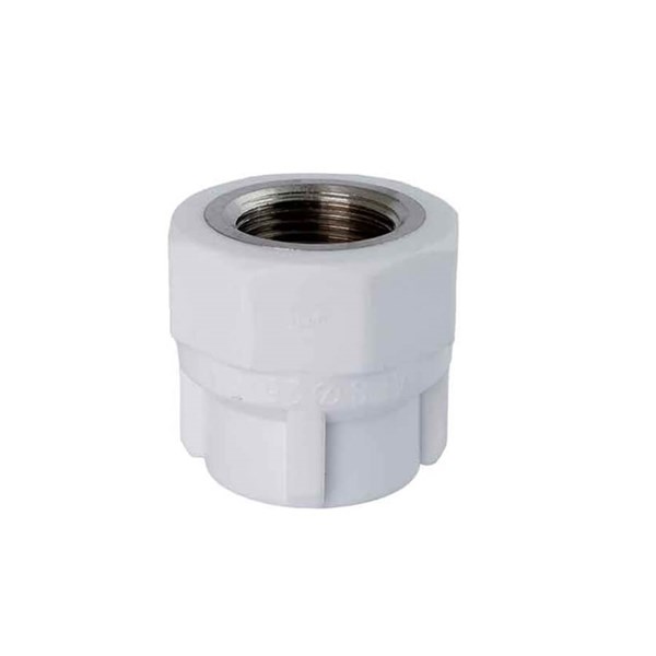 Single-layer metal bushing for pipe decoration