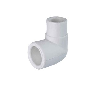 90 degree straight elbow, polypropylene model tube decoration