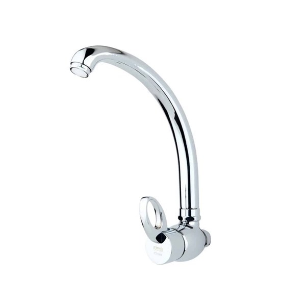 Rasan lever wall-mounted dishwashing faucet, Swan model