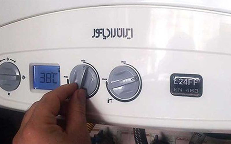 روش تنظیم فشار آب پکیج